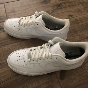 All White Air Force 1s